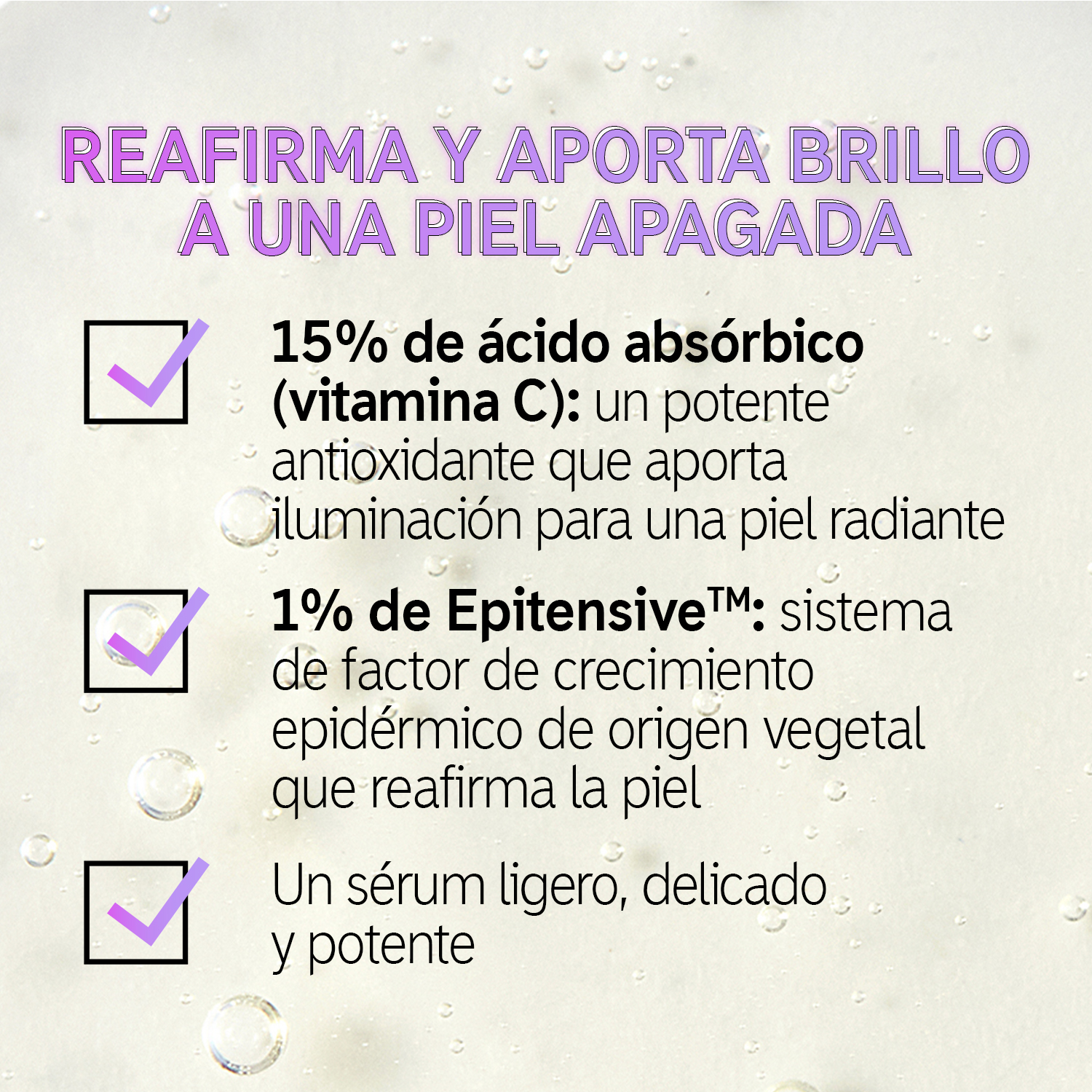 15% VITAMIN C AND EGF (SUERO FACIAL)